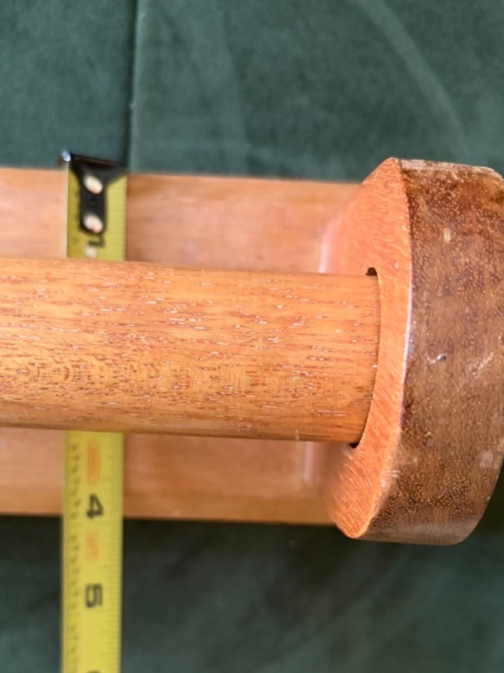 Wood Paper Towel Holder - Picture 2 of 7